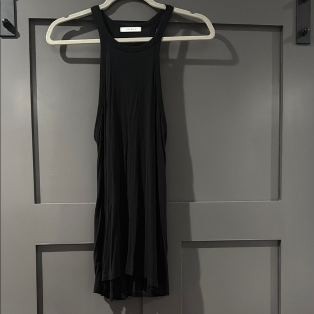 Cherish Black Tank Top